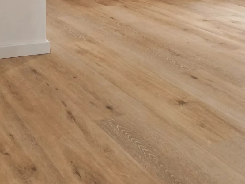 Clean newly installed architectural trim and baseboard after renovation